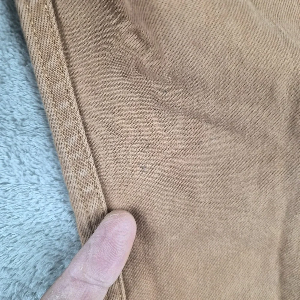 Levis 504 Jeans Mens 30x31 Brown Denim Straight Leg Skater Stretch Pants